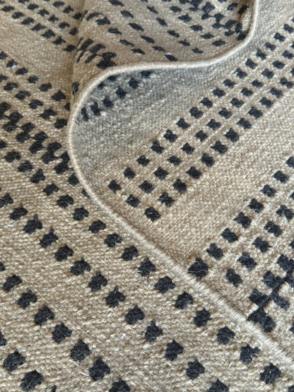 Archive Sale Rustic Ticker Flatweave - 7ft 2in x 12ft 2in
