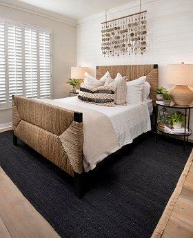 Archive Sale Juba Rustic - Black 6ft 1in x 4ft 1in