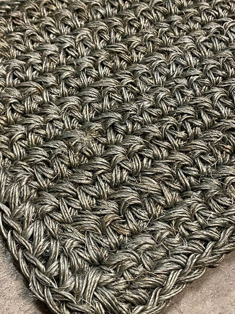 Sisal Knit Crochet - Dark Grey
