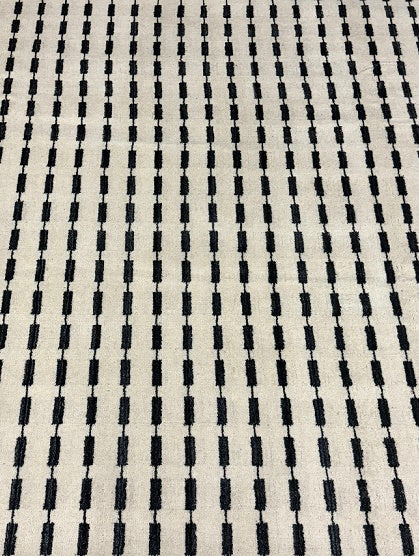Lino - Smoke Blue & White