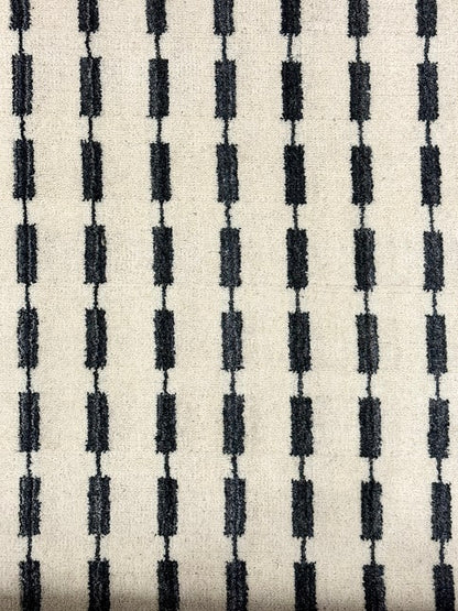 Lino - Smoke Blue & White
