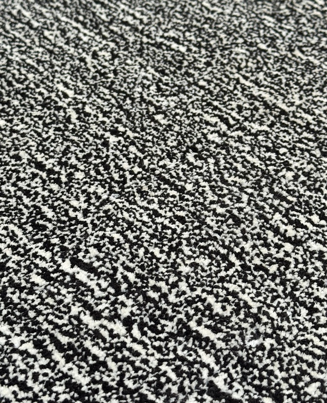 Jewel Velvet - Stippled Ivory Storm