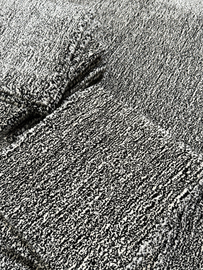 Jewel Velvet - Stippled Ivory Storm