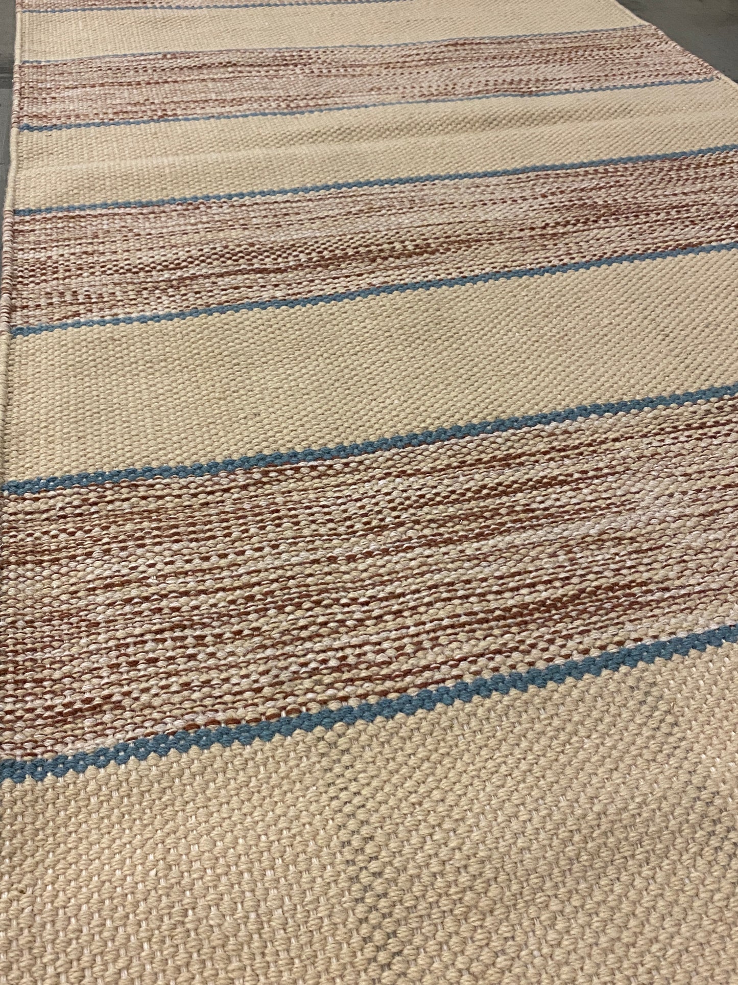 Archive Sale Stonebridge Stripes - Red Stria 4ft x 10ft