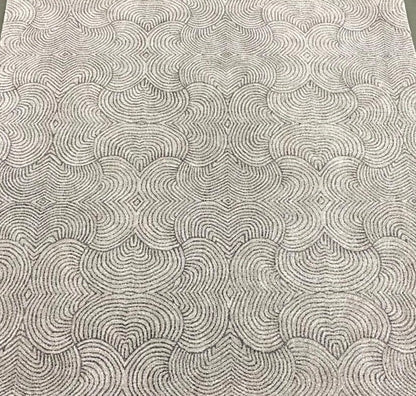 Archive Sale Jainey Swirls - Stormy Silver 8ft 9in x 10ft