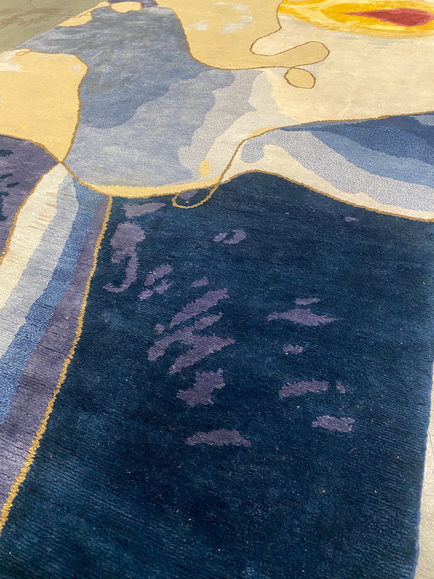Archive Sale Sunwave Tibetan - Blue 5ft 3in x 8ft