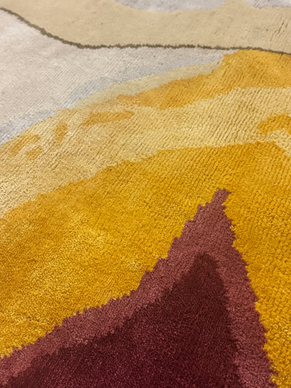 Archive Sale Sunwave Tibetan - Blue 5ft 3in x 8ft