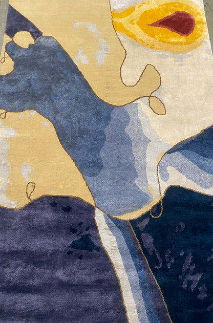 Archive Sale Sunwave Tibetan - Blue 5ft 3in x 8ft