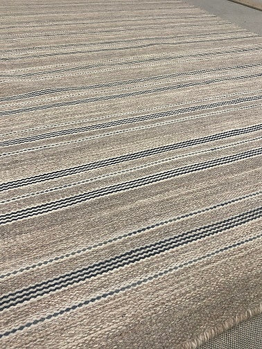 Surri Stripes - Beige & Blue