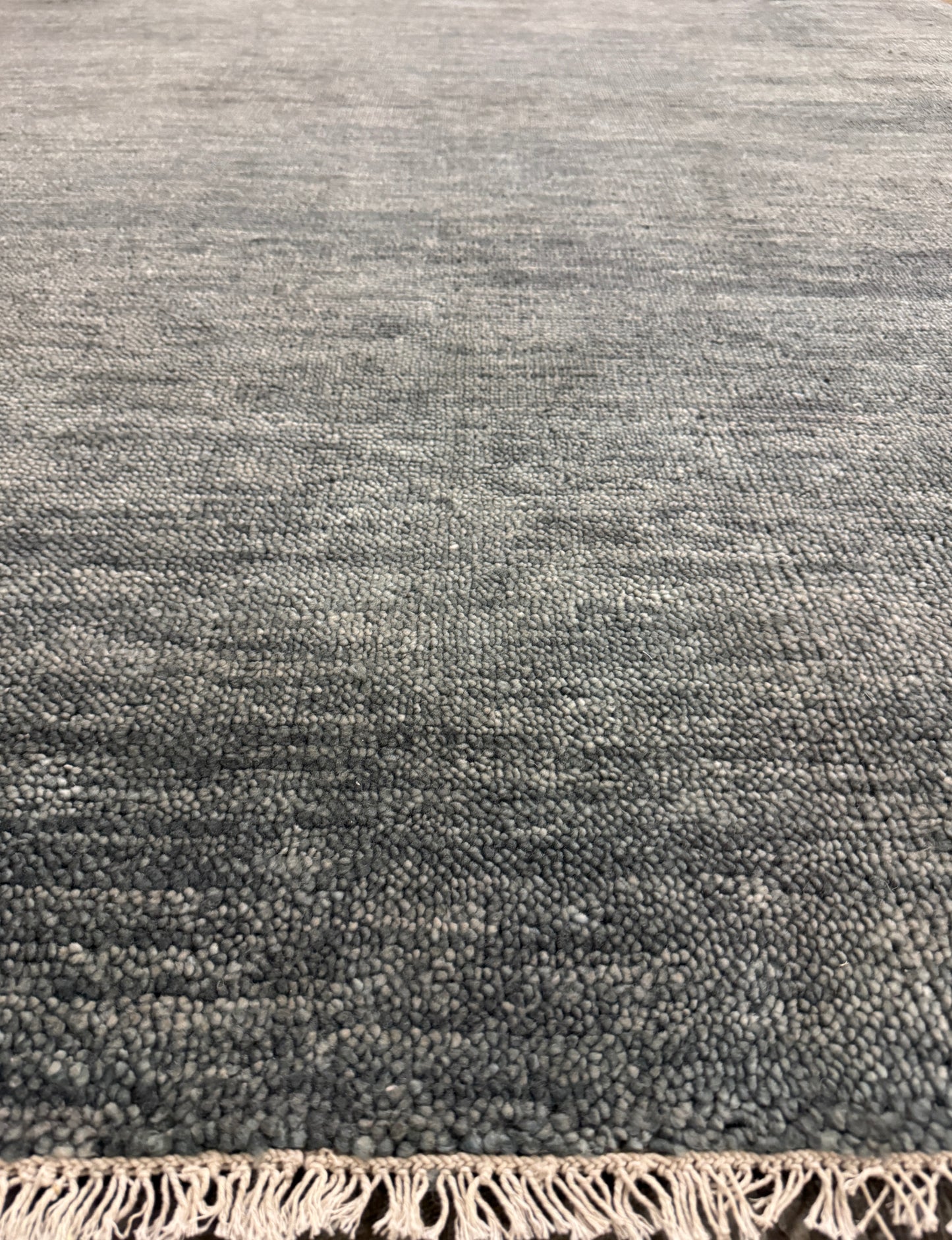 Tayloe Stria - Felted Aqua