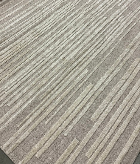 Archive Sale Tolleson Stripe - Bone Silky 9ft 10in x 22ft