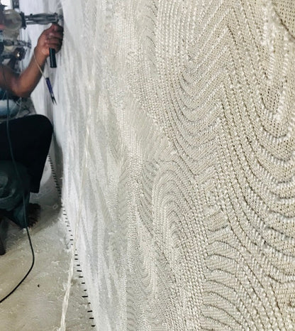 Archive Sale Jainey Swirls - Eggshell Luster 3ft 6in x 6ft 9in
