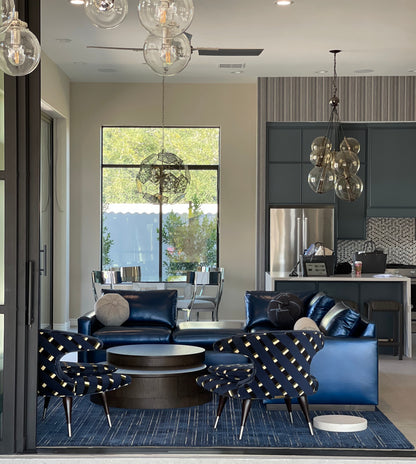 Jonac Stripe Tufted - Power Blue