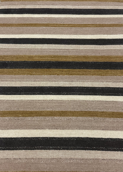 Archive Sale Vintage Stripe - Burnt Coal 5ft x 7ft