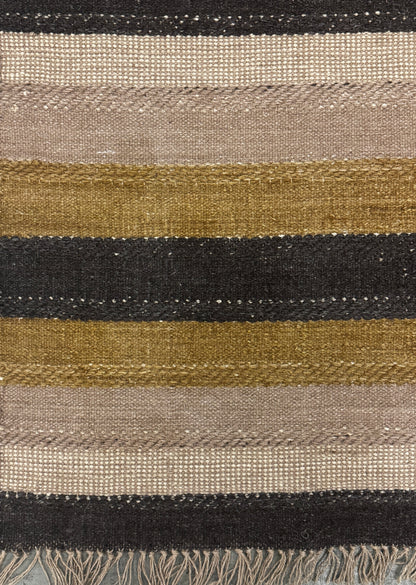 Archive Sale Vintage Stripe - Burnt Coal 5ft x 7ft