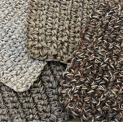 Archive Sale Sisal Knit Crochet - New Mix Grey 6ft x 6ft 4in