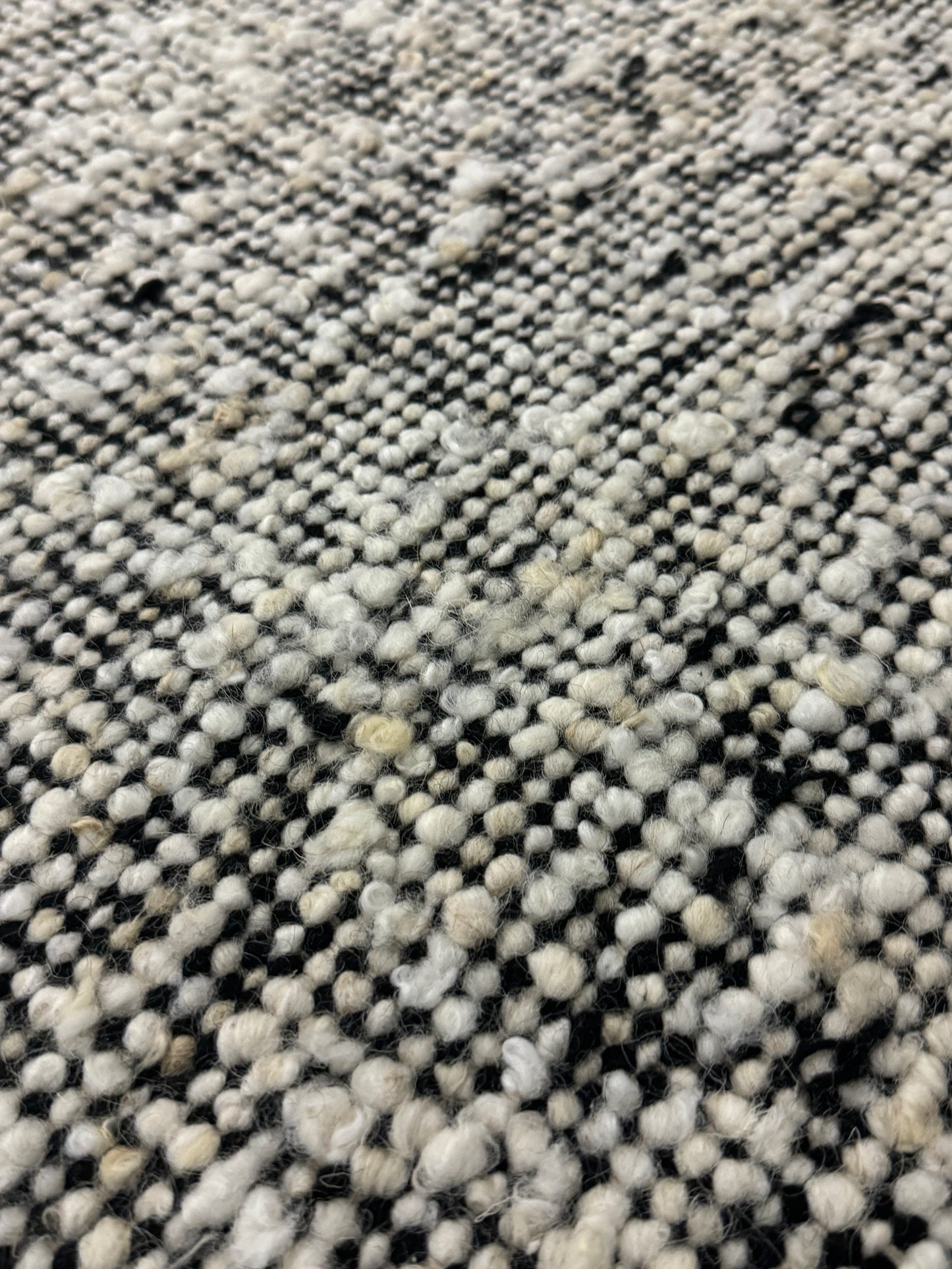 Woolzy Panja Durry - Black & White