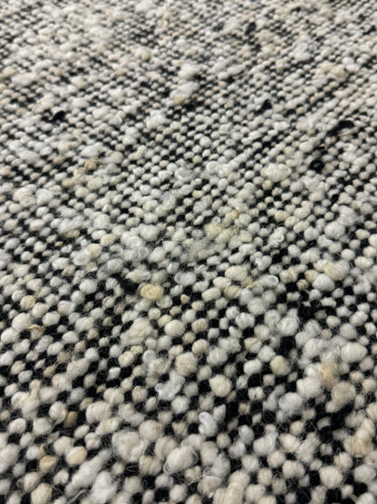 Woolzy Panja Durry - Black & White