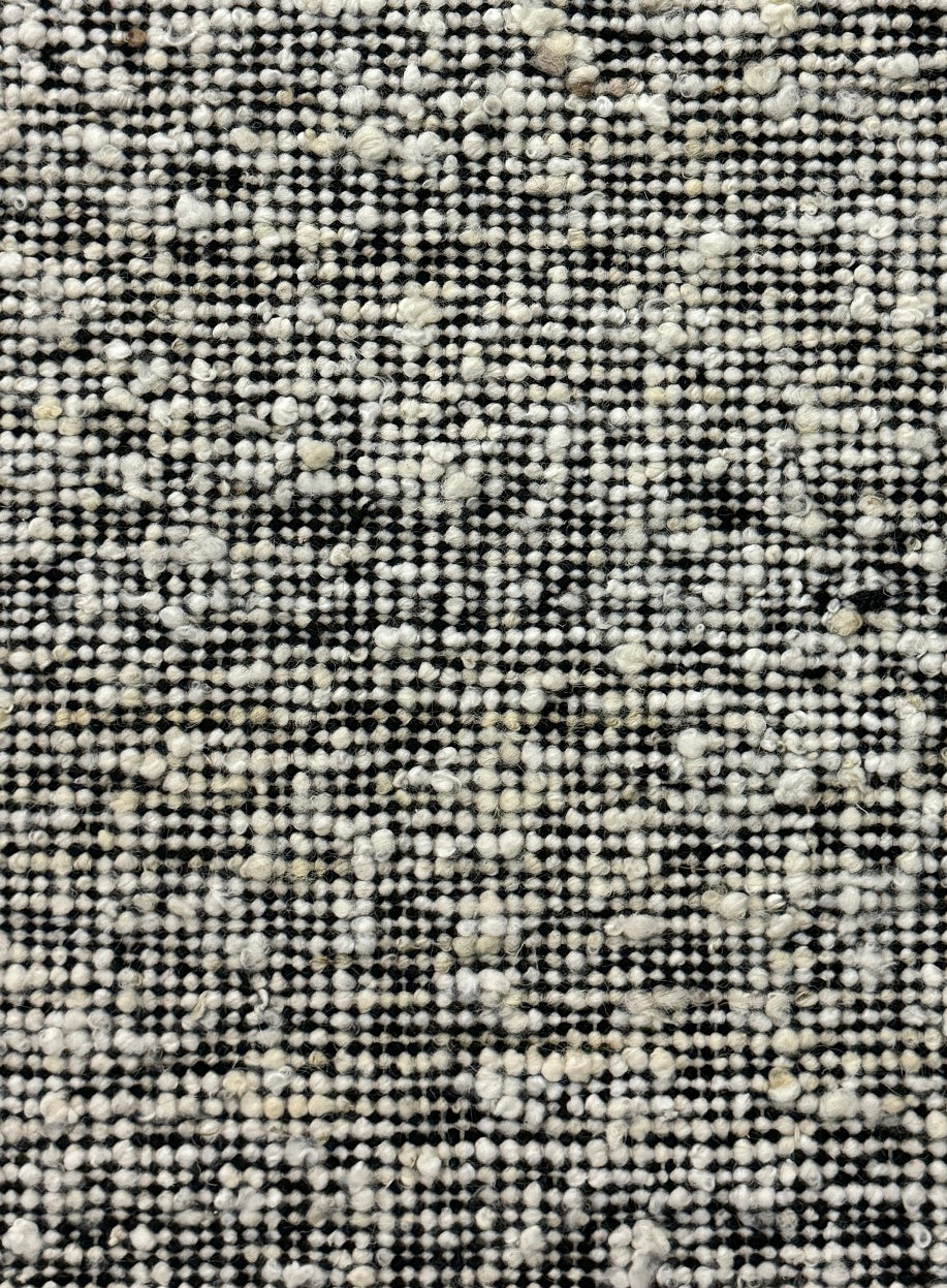 Woolzy Panja Durry - Black & White