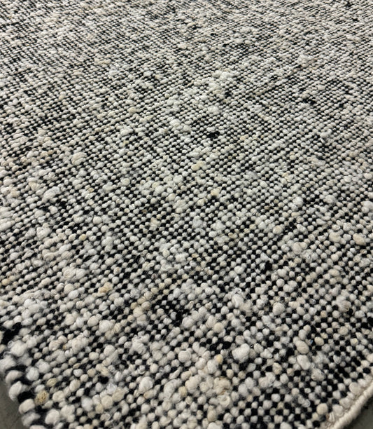 Woolzy Panja Durry - Black & White
