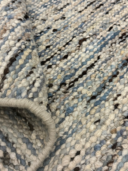 Woolzy Panja Durry - Canton Blue