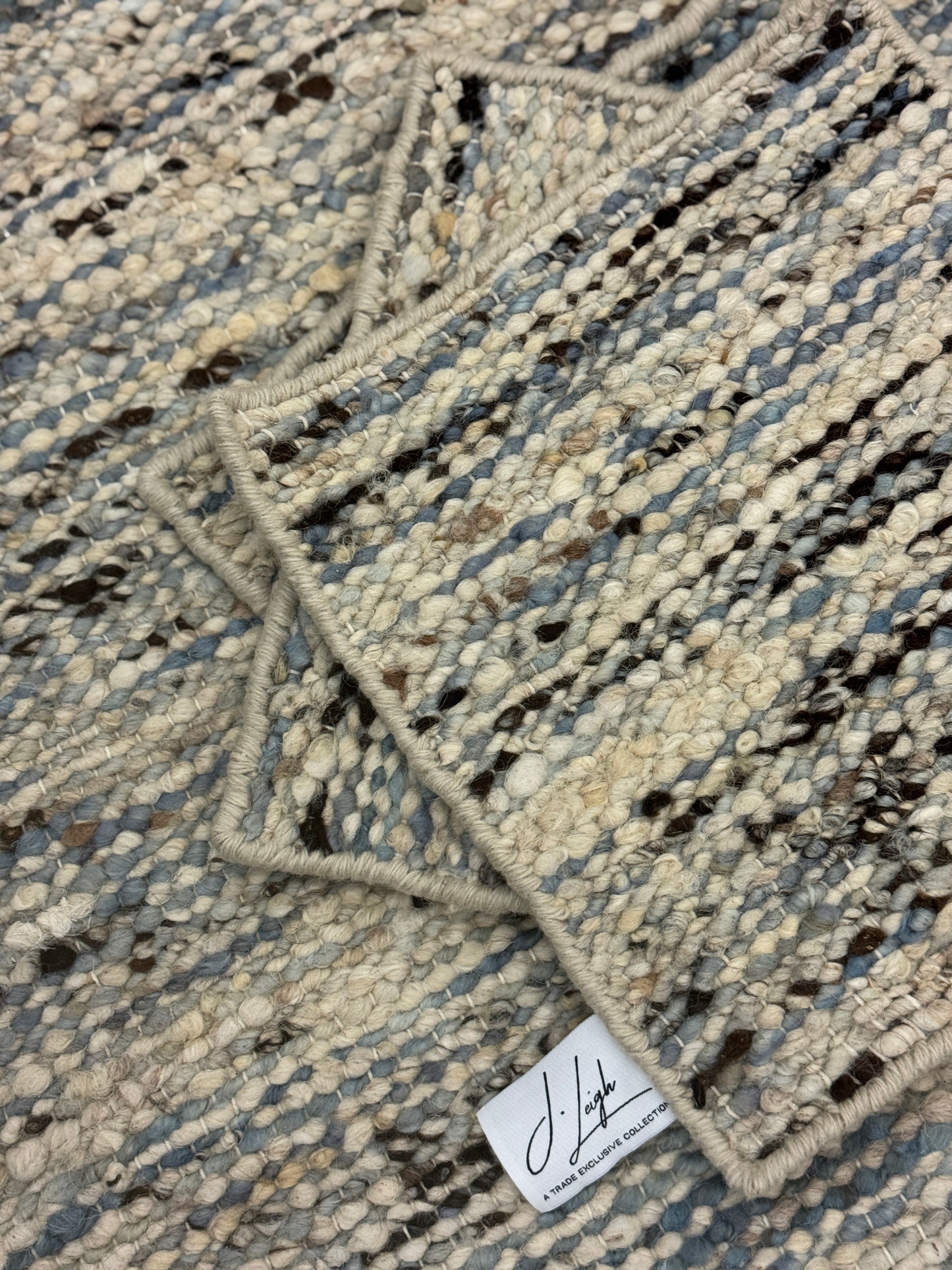 Woolzy Panja Durry - Canton Blue