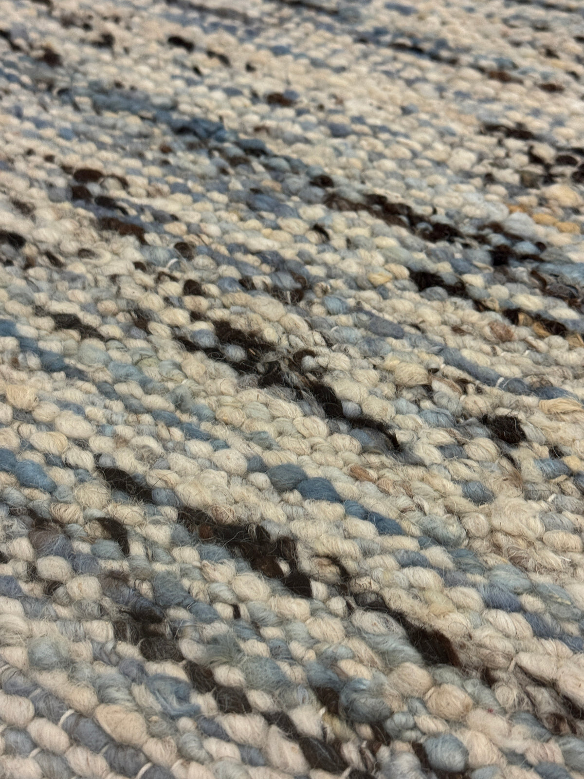 Woolzy Panja Durry - Canton Blue