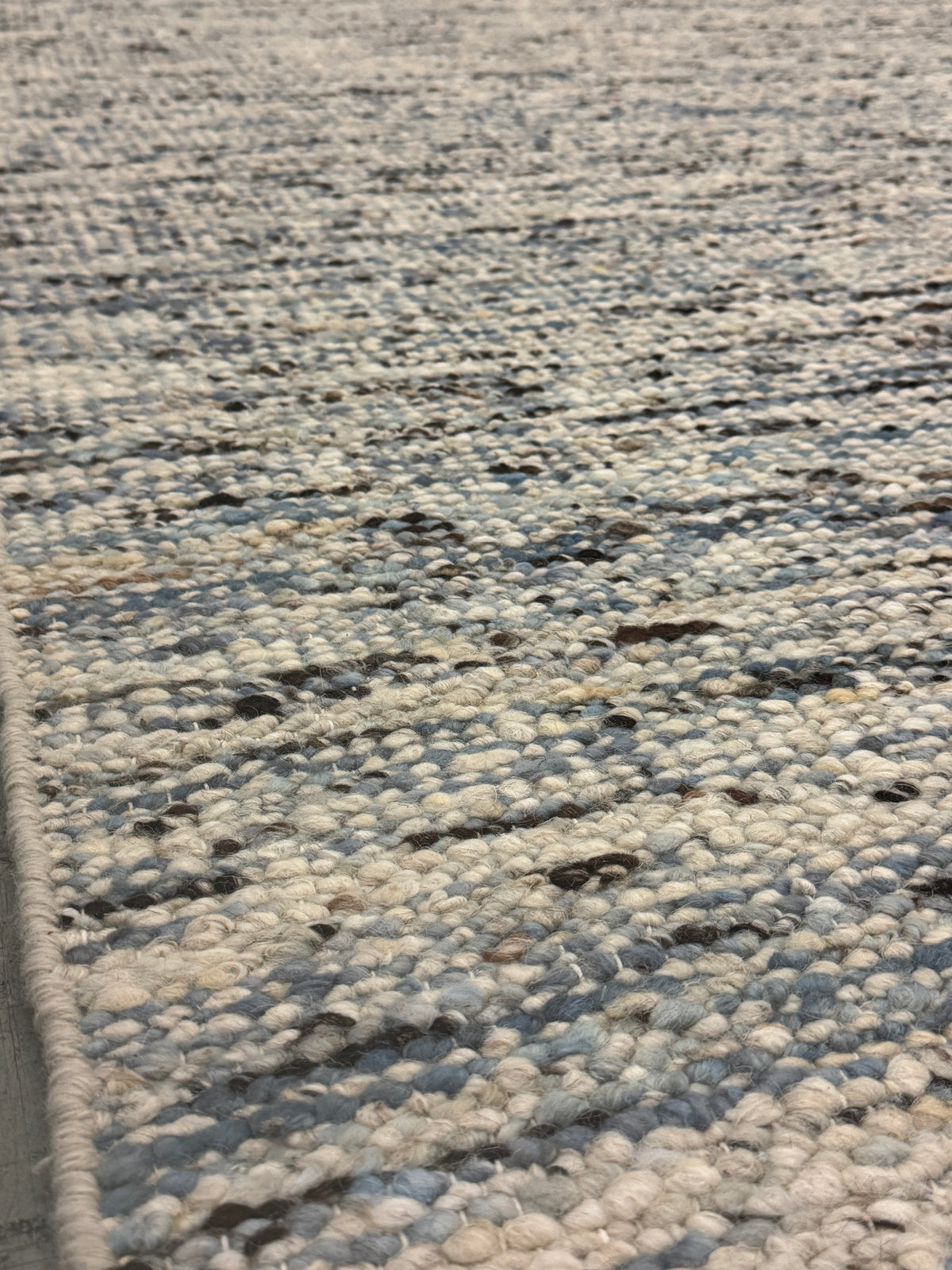 Woolzy Panja Durry - Canton Blue