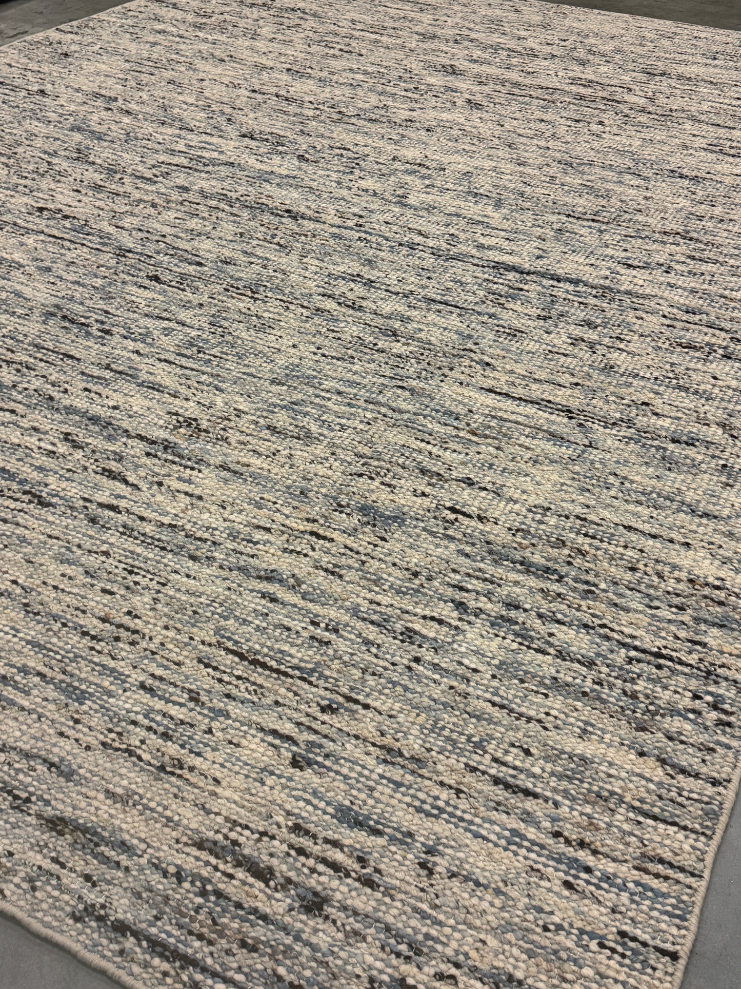 Woolzy Panja Durry - Canton Blue
